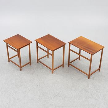 Josef Frank, set table, 3 pieces, model B 618, Svenskt Tenn, ca 1990.