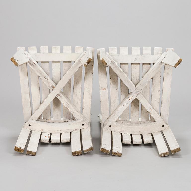 Alvar & Aino Aalto, Tuoleja, 4 kpl, Aurinko-sarja. 1960/70-luku.