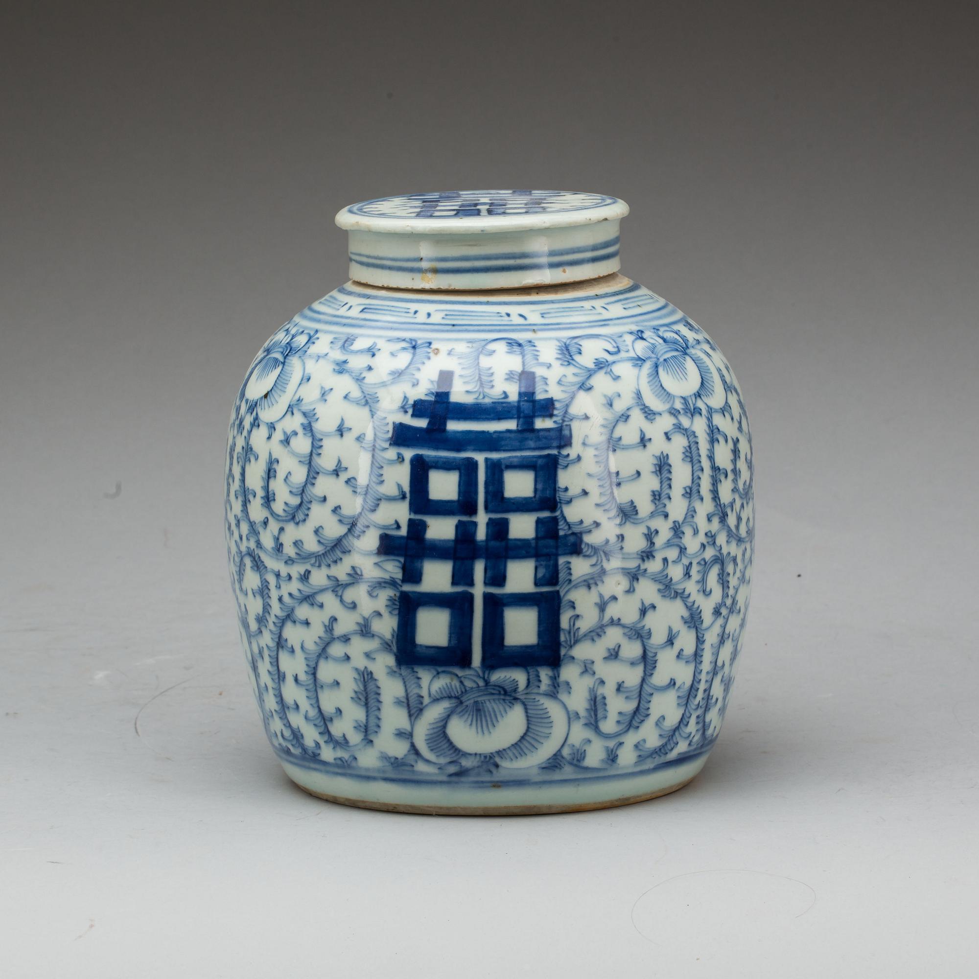 BOJAN MED LOCK, porslin, Kina, 1800-tal.