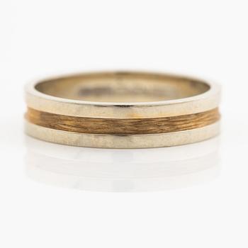 Lapponia, ring 18K gold and white gold, Finland 1977.