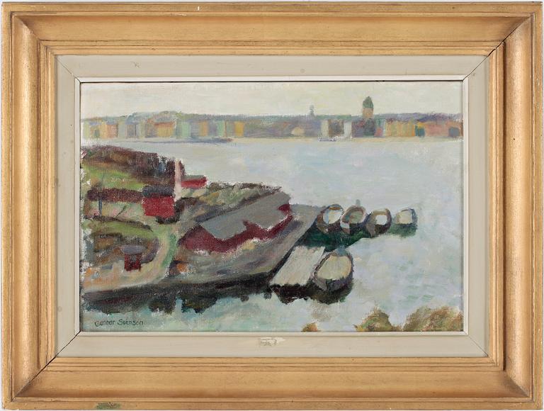 GUNNAR SVENSON, olja på duk, sign.