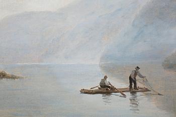 LUDVIG SKRAMSTAD, oil on canvas, signed.