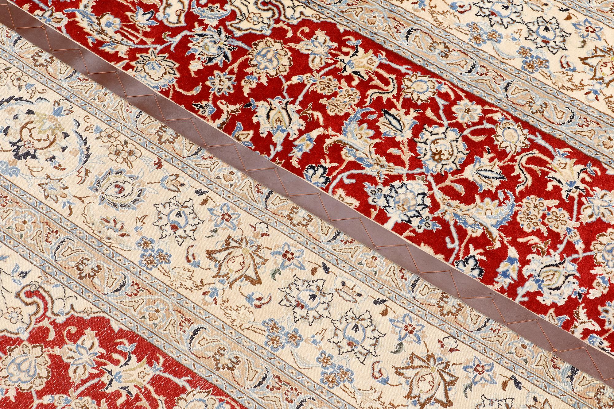 A carpet, Nain Part Silk, sk 6 LAA, signerad Deroshk 297 x 176 cm.