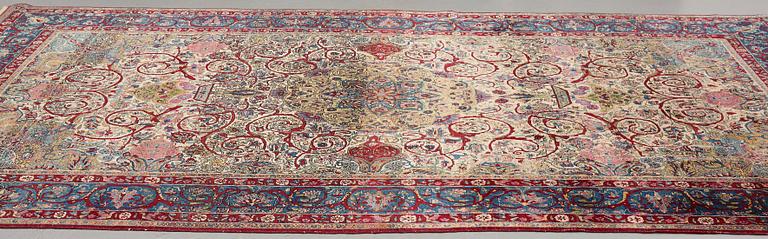 Matta, semiantik Teheran figural, sannolikt, ca 345,5 x 202 - 206,5 cm.