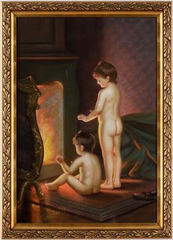 J. F Henry Schäf · J. F HENRY SCHÄF, pastell, signerad o daterad 1921.