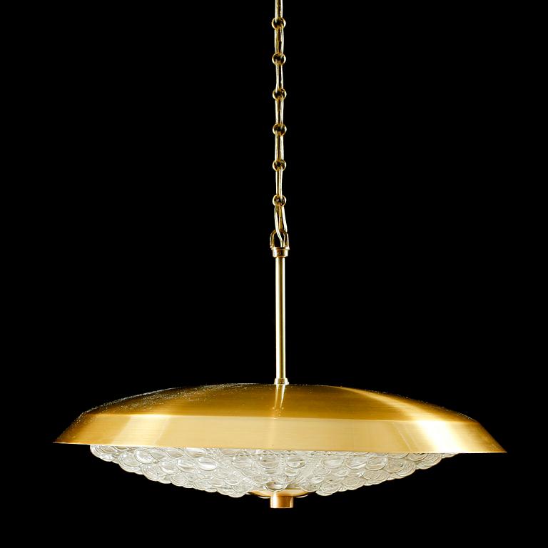 TAKLAMPA, Orrefors, 1900-talets mitt. Höjd ca 35 cm.