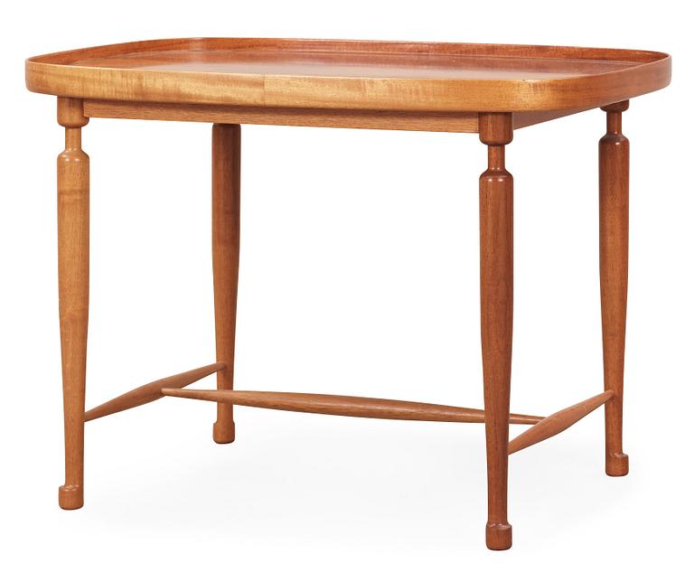 A Josef Frank mahogany table, Svenskt Tenn, model 921.