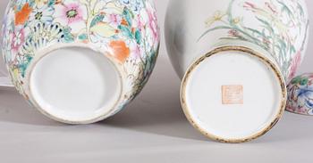 VAS samt BOJAN, porslin, Kina.