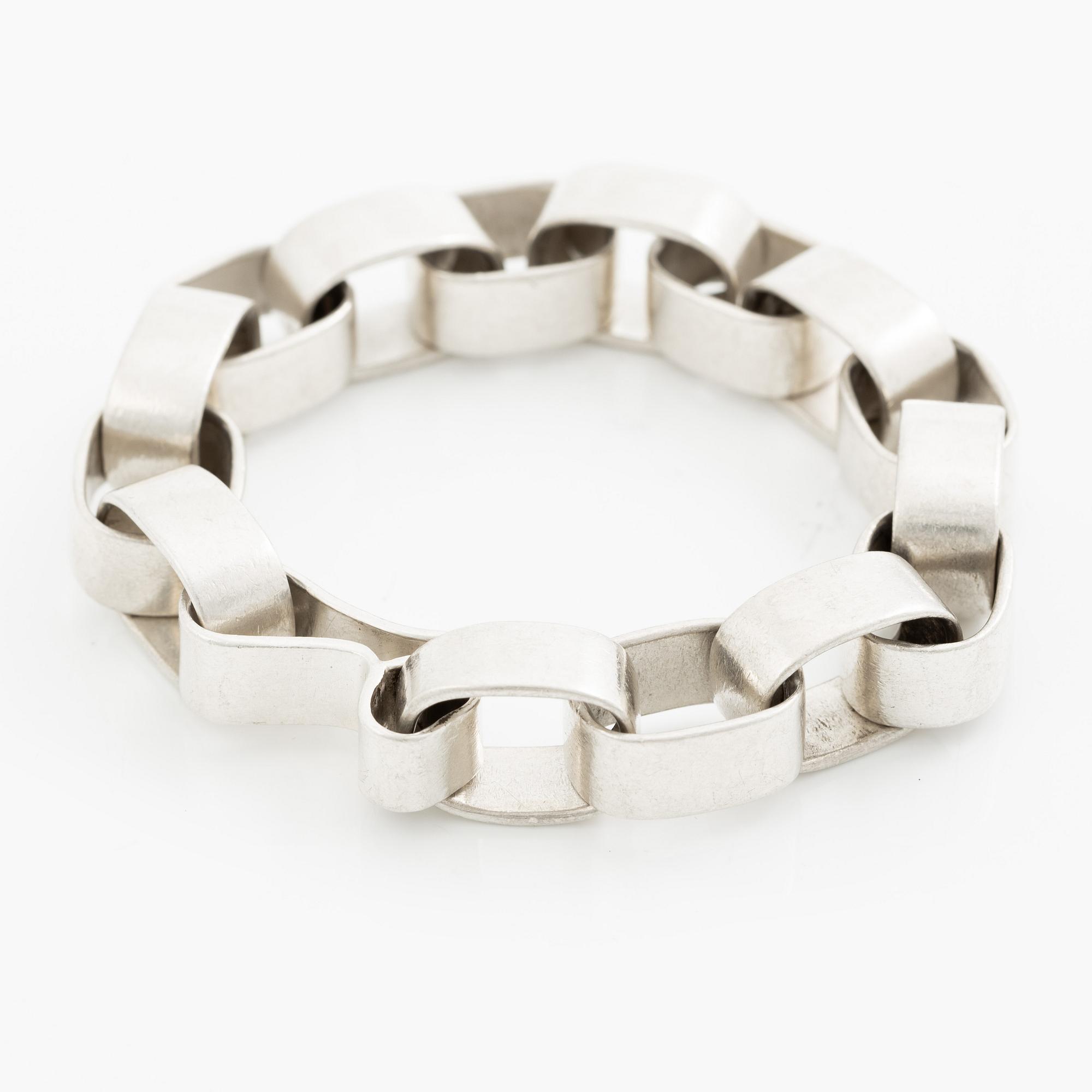 Sven-Erik Högberg, tillskriven, armband, silver.