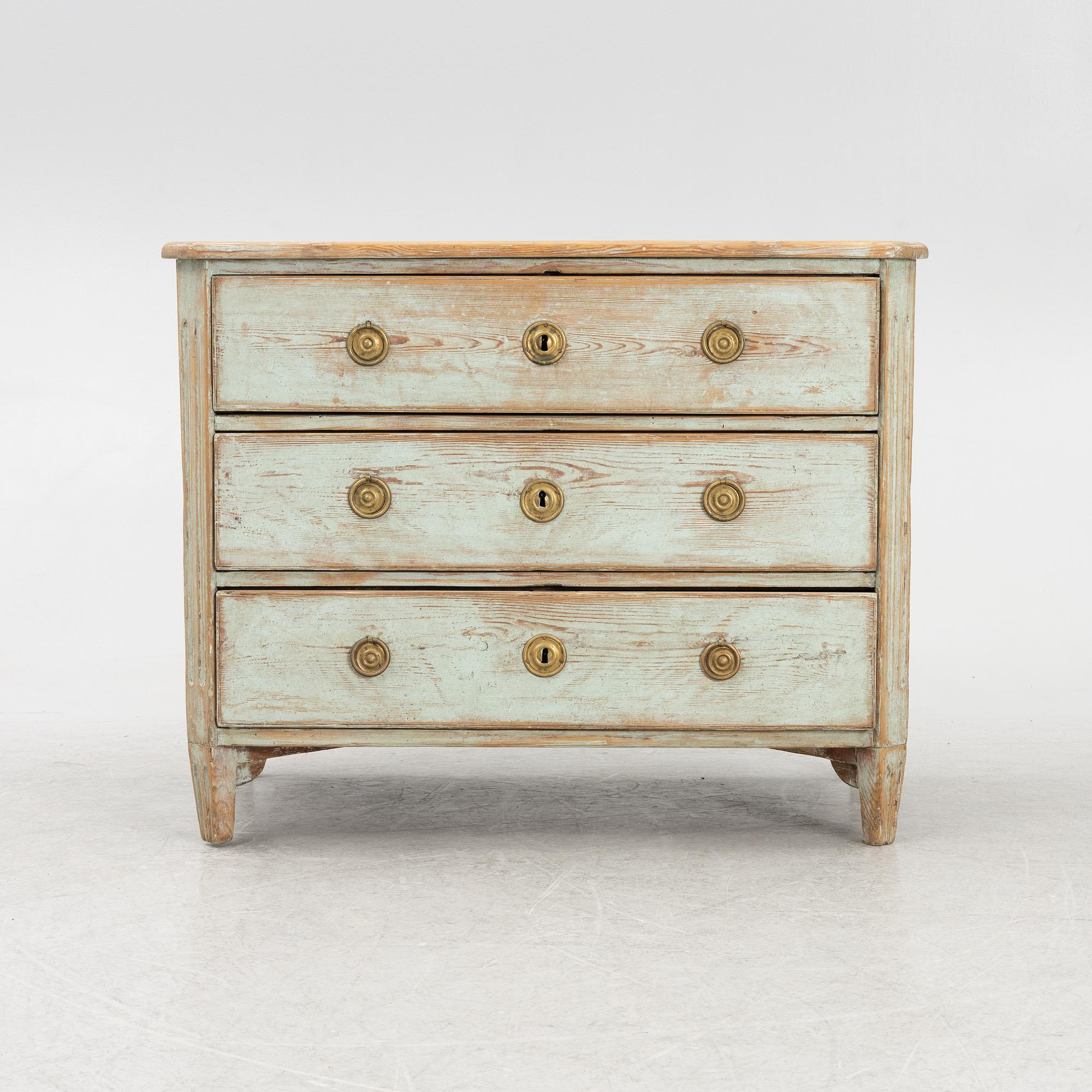 Byrå, gustaviansk, 1800-talets början.