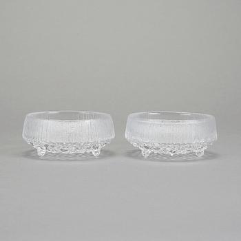 SERVISDELAR, 50 stycken, glas, "Ultima Thule", Tapio Wirkkala, Iittala, Finland, formgiven 1968.