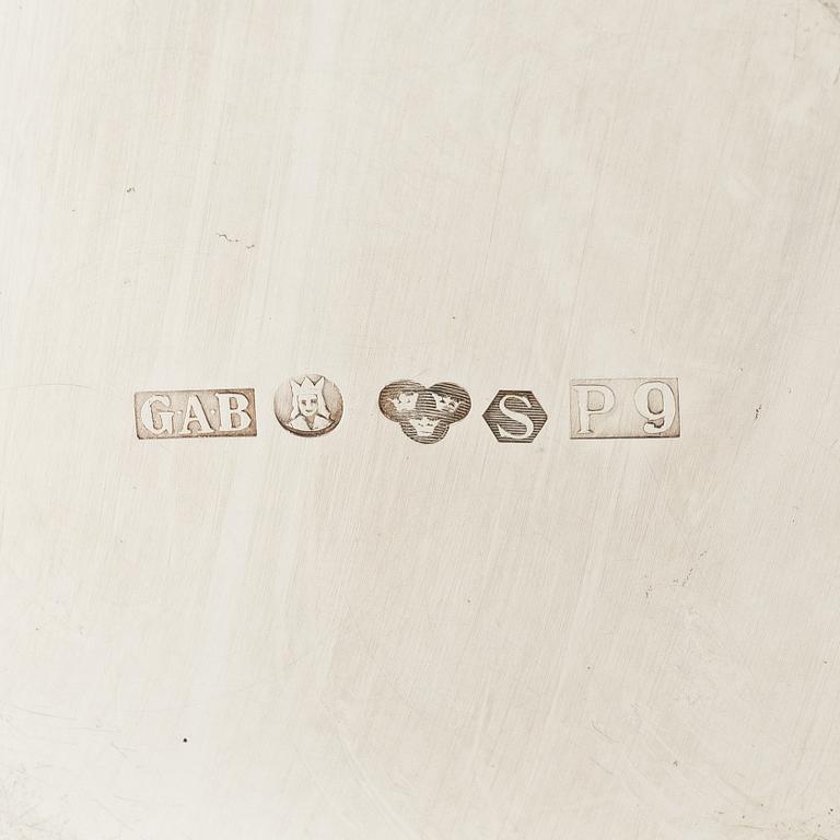 Bägare, silver, GAB, Stockholm, 1965.