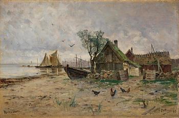 783. Carl Flodman, Motif from Hvitemölle.