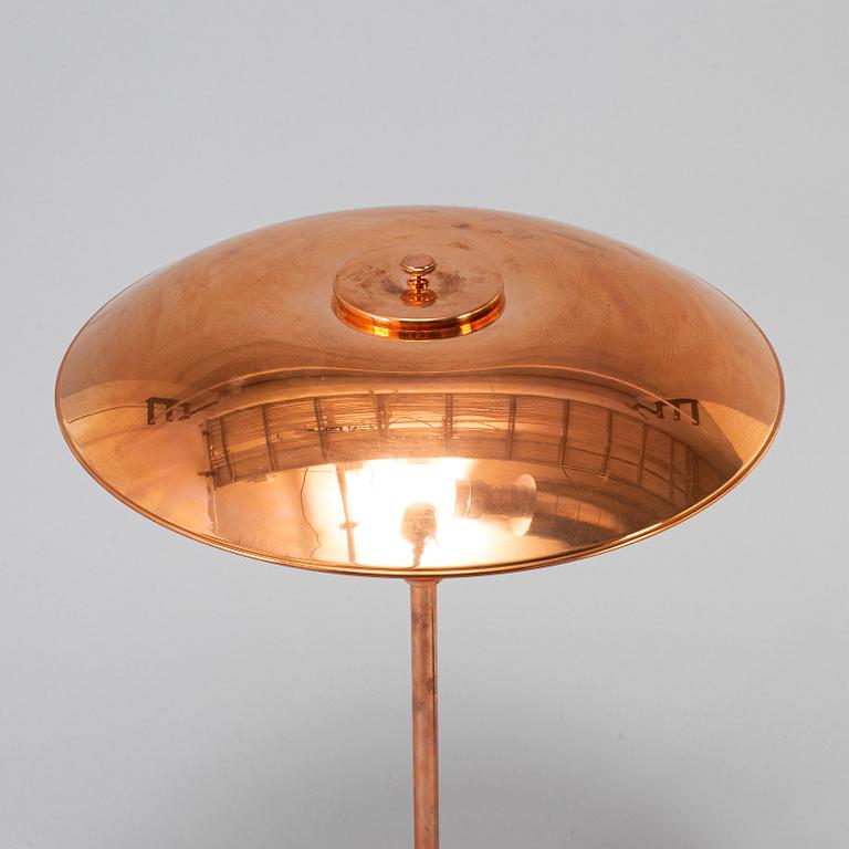 POUL HENNINGSEN, a '31/2-21/2' copper table lamp, Louis Poulsen Denmark.
