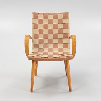 An easy chair attributed to Yngve Ekström, 1940s.