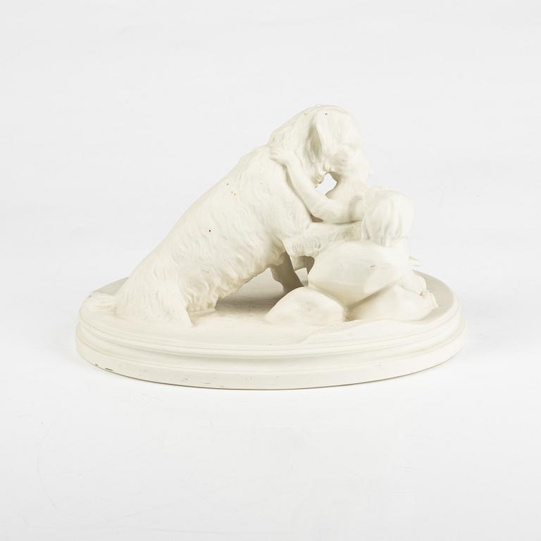 A biscuit porcelain figurine, Gustafsberg, 1921.