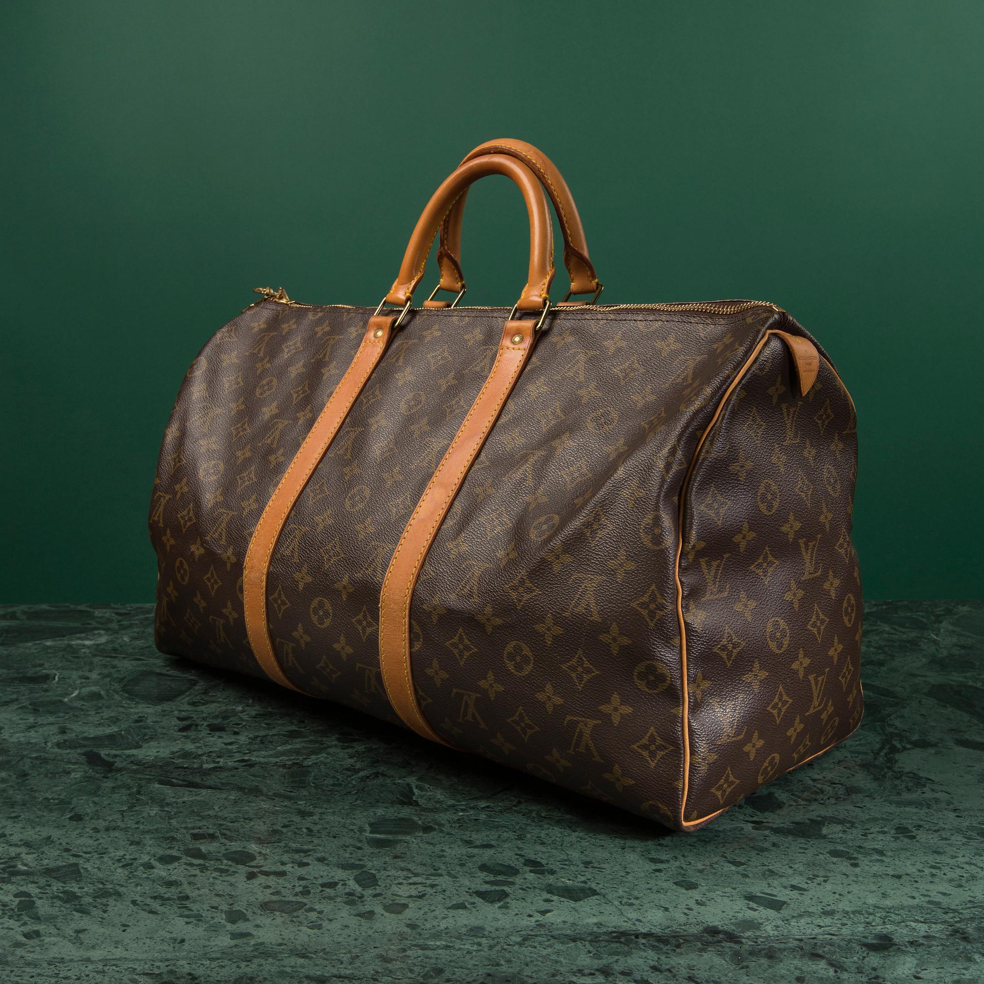 VÄSKA / WEEKENDBAG, "Keepall 50", Louis Vuitton.