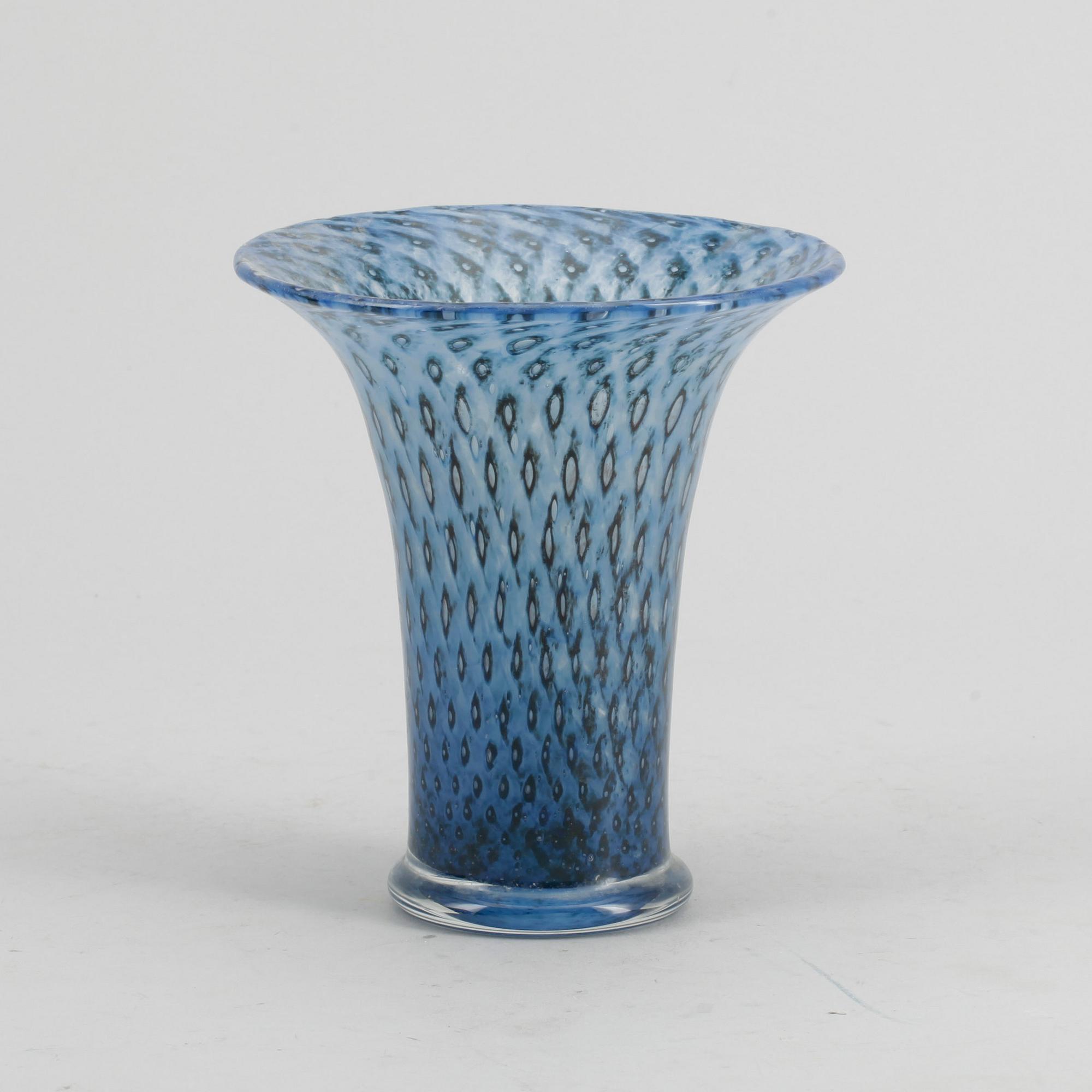VAS, glas, Bertil Vallien, Boda, sent 1900-tal.