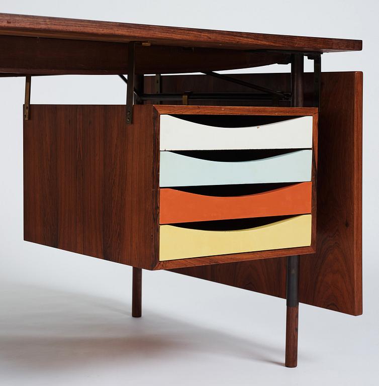 Finn Juhl, a "BO 69" desk, Bovirke, Denmark 1950-1960's. Designed in 1953.