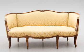 SOFFA, rokokostil, 1900-talets mitt.