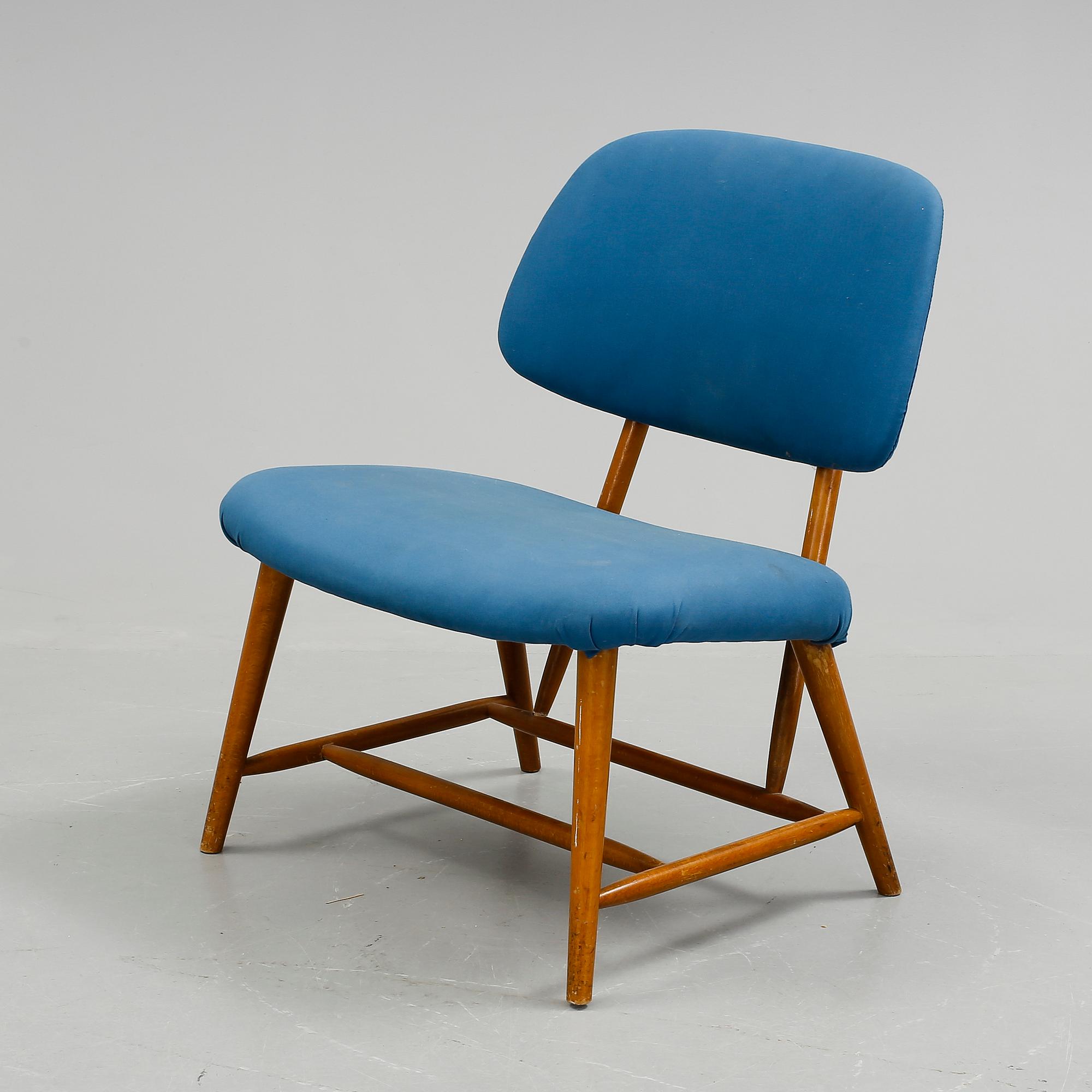 STOL, "TeVe", Alf Svensson, Ljungs Industrier, modellen formgiven 1953.