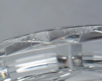 SKÅL, glas, "Sofiero", Gunnar Cyrén, Orrefors, 1900-talets andra hälft.
