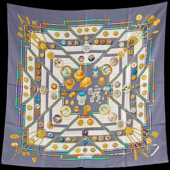 SCARF, siden, "Petite Main", design Caty Latham, Hermès, Paris, 1900-talets andra hälft.