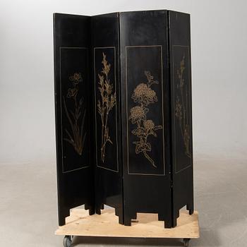 Folding screen Japan 1900s.