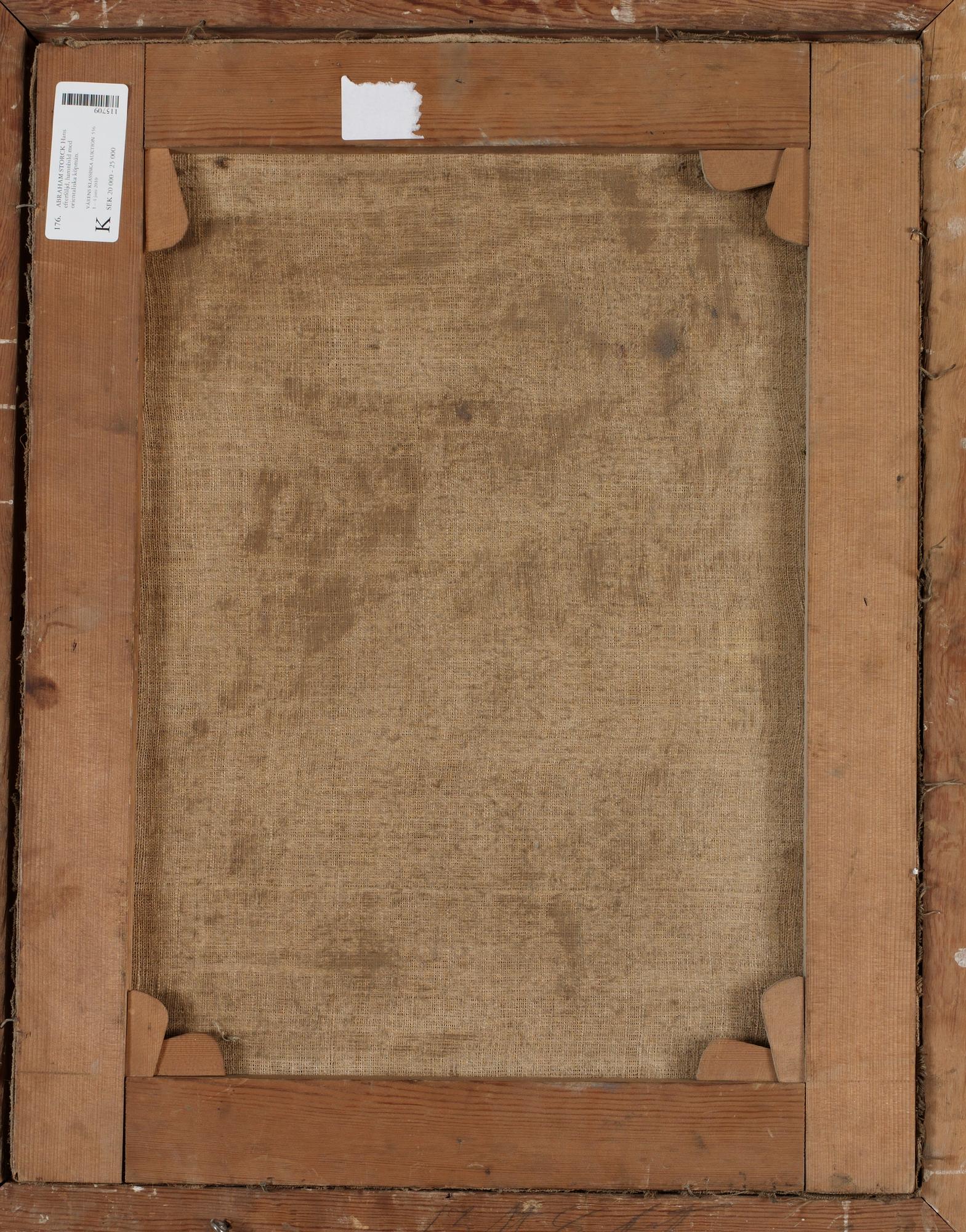 Abraham Storck Hans efterföljd, Hamnbild med orientaliska köpmän.