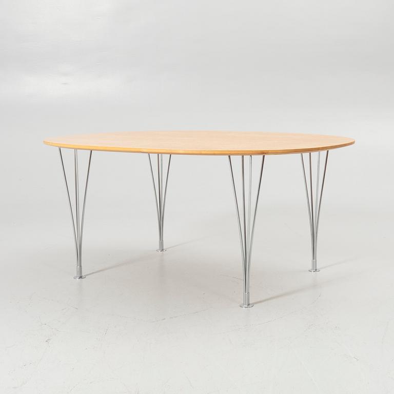 Bruno Mathsson & Piet Hein, bord, "Superelips", Mathsson International AB, Värnamo.