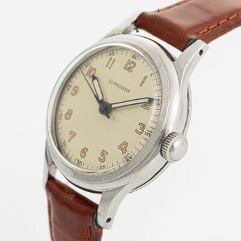 Longines, "Sei Tacche", wristwatch, 33 mm.