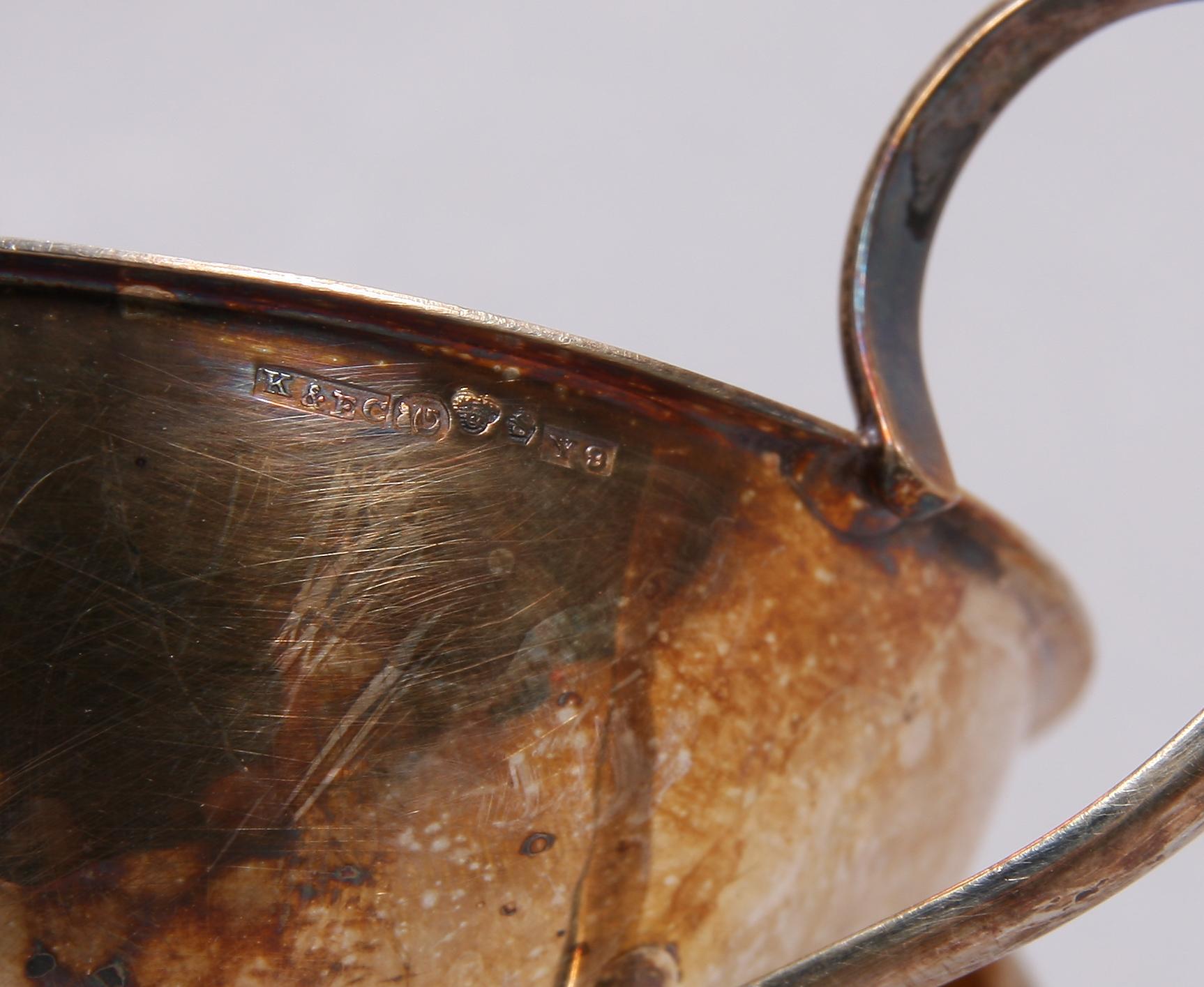 PUNSCHMUGGAR, 6 ST, SILVER. K & EC, 1973.