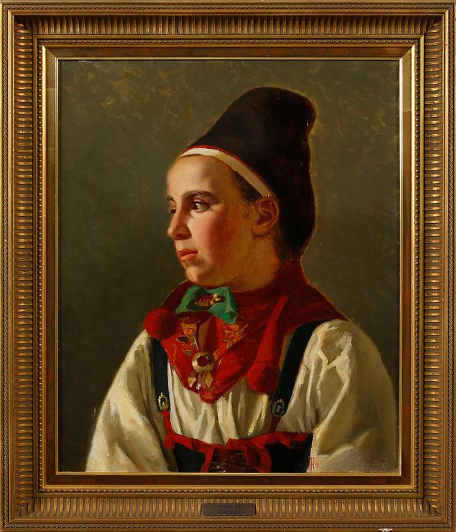 JOHAN FREDRIK HÖCKERT, oil on canvas, signed.