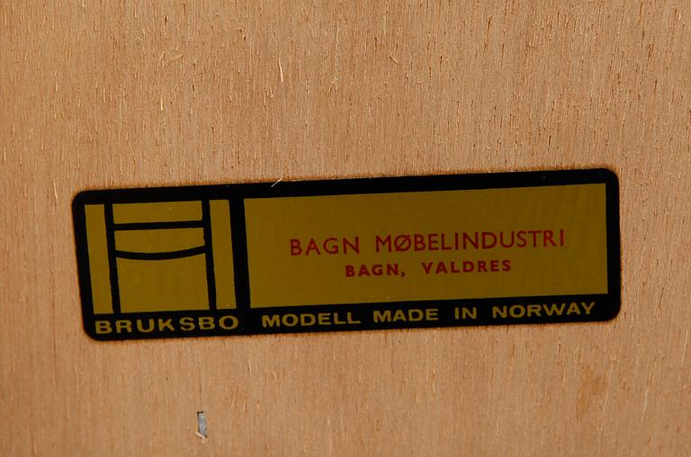 STEREOMÖBEL, Bagn Möbelindustri, Bruksbo Norge, 1960-tal.