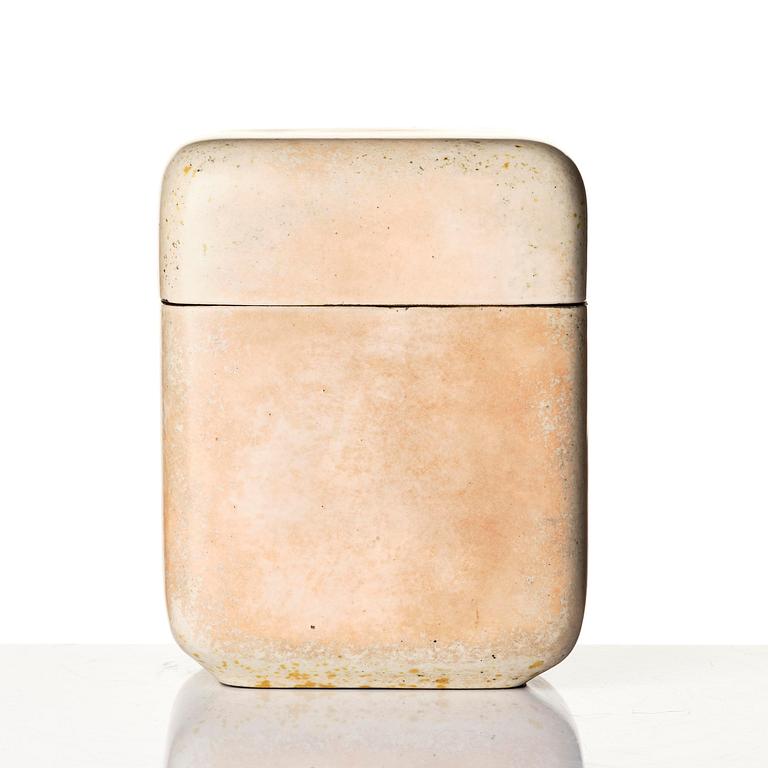 Hans Hedberg, a faience lidded jar, Biot, France.