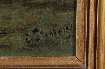 Eugen Stanowsky, oil on canvas, signed.