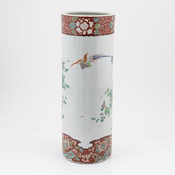 Paraplyställ / golvvas, porslin, Japan, 1900-tal.