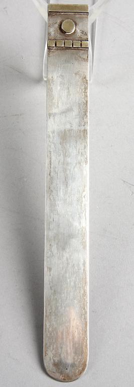 BREVKNIV, silver, Wiwen Nilsson, Lund, 1967. Vikt 150 g.