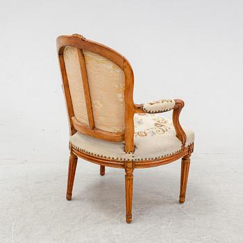 An armchair by Jean-René Nadal Paris 1756-70.