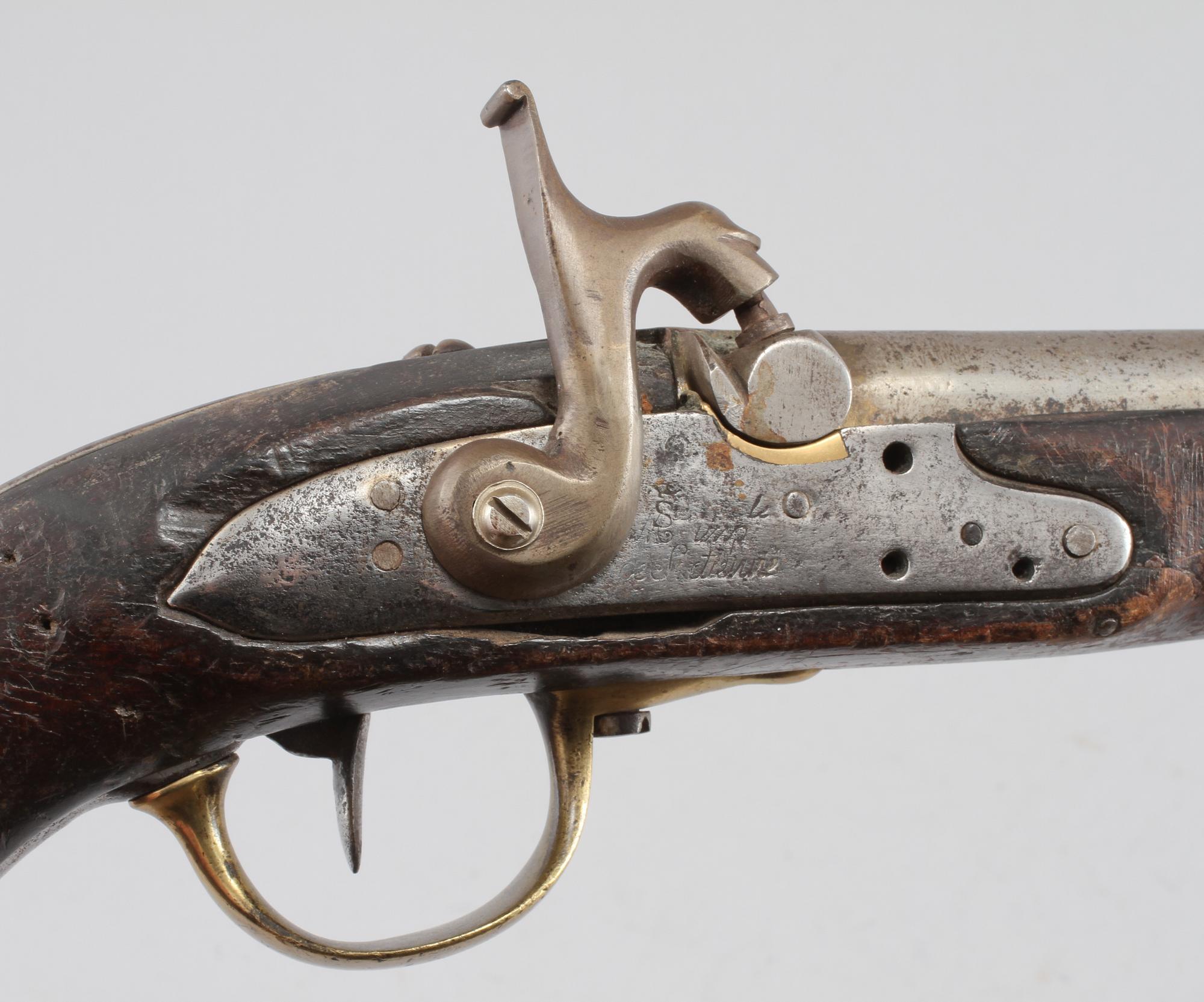 SLAGLÅSPISTOL, "Pistolet modèle An XIII", Frankrike, 1800-talets första hälft.