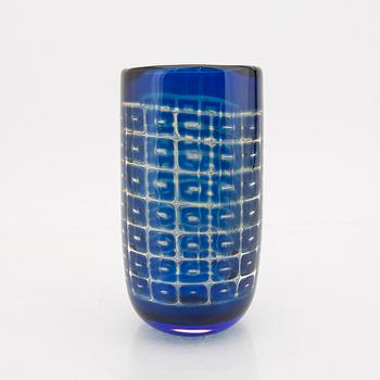 Edvin Öhrström, a signed Ariel 1955 glass vase Orrefors.