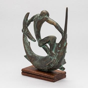 Edwin Scharff, a bronze sculpture, signed, marked 166/600.