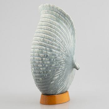 Gunnar Nylund, skulptur, "Gondolsnäcka", Rörstrand.