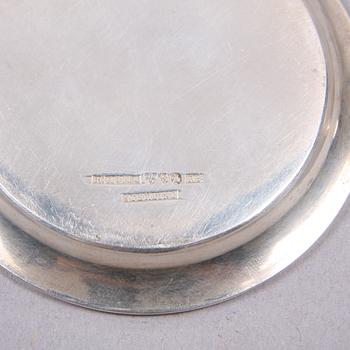 DOSOR SAMT FAT, 5 delar, silver, Georg Jensen resp Borgila, 1900-tal.