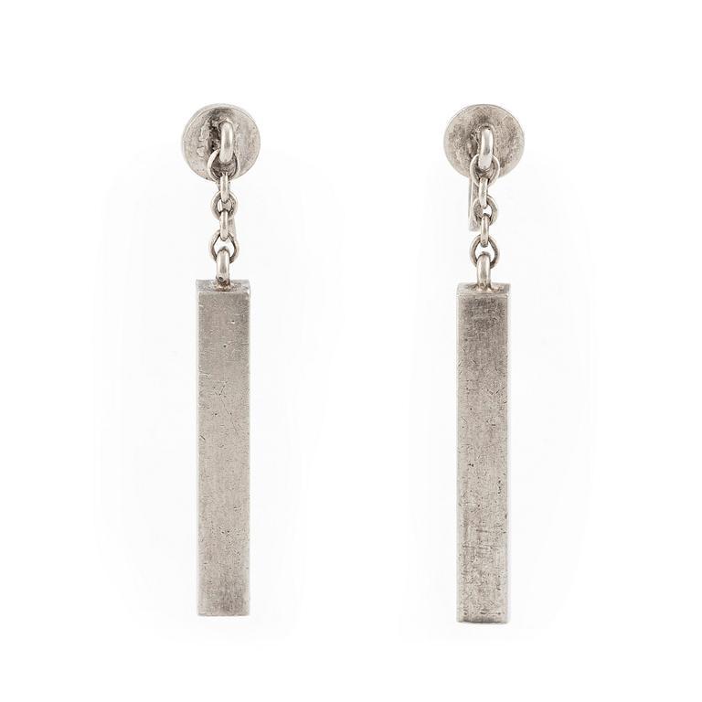 Wiwen Nilsson, a pair of earrings, silver.
