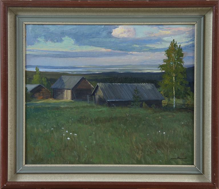 SIXTEN HOLMGREN, olja på duk, sign.