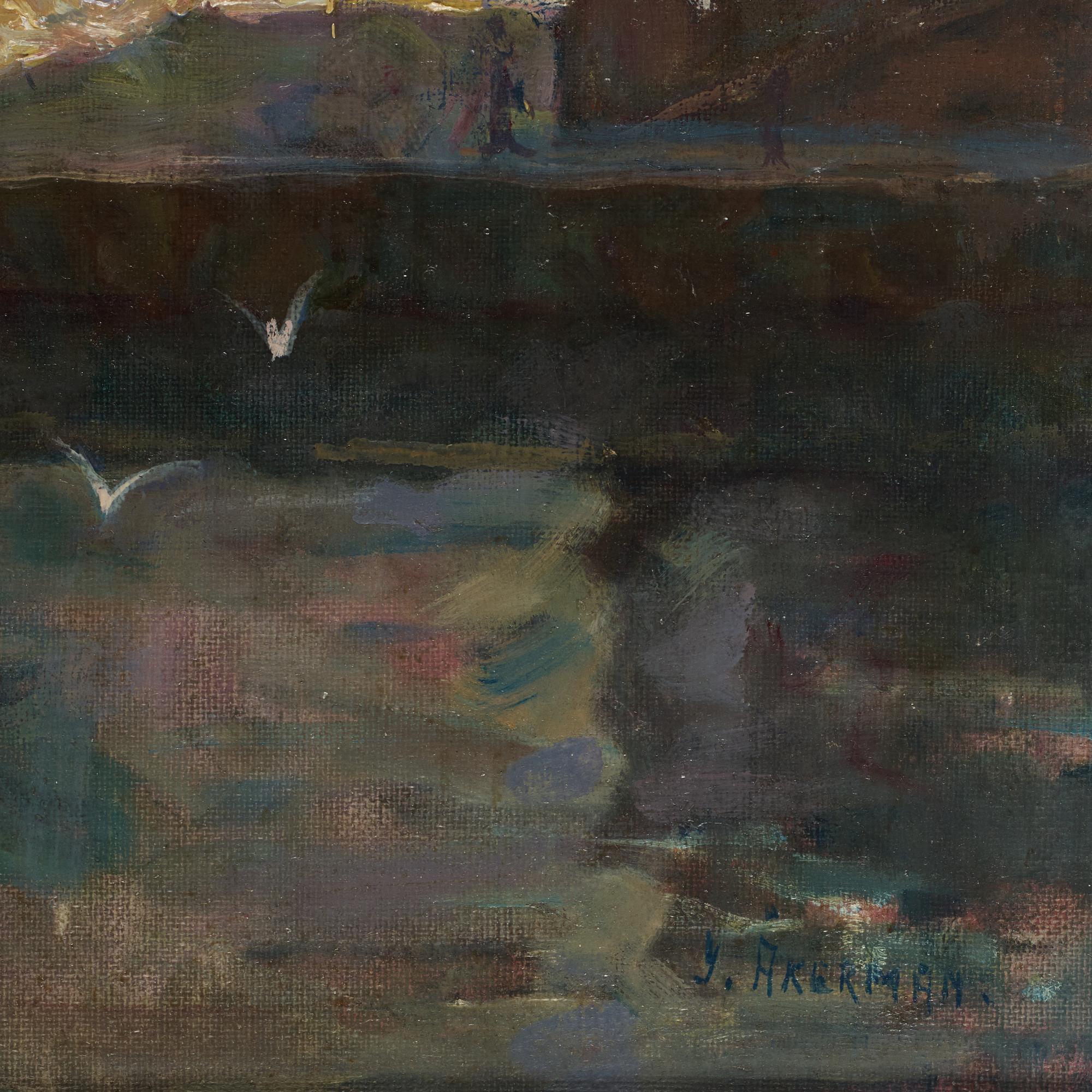 Ingeborg Åkerman, oil on canvas, signed.