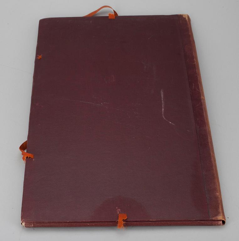 KARTOR 12 st, Stockholm 1899, litografier, Generalstabens litografiska anstalt. Alfred Bentzer.