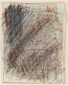 Eddie Figge, pastel on paper, signed and dated 1964.