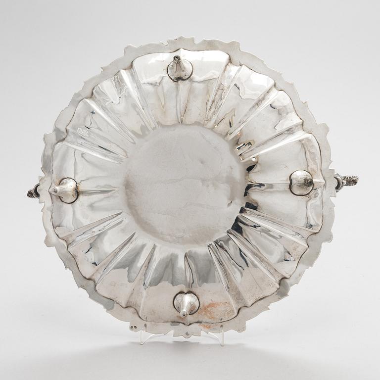 Serveringsfat, silver, Spanien efter 1934.